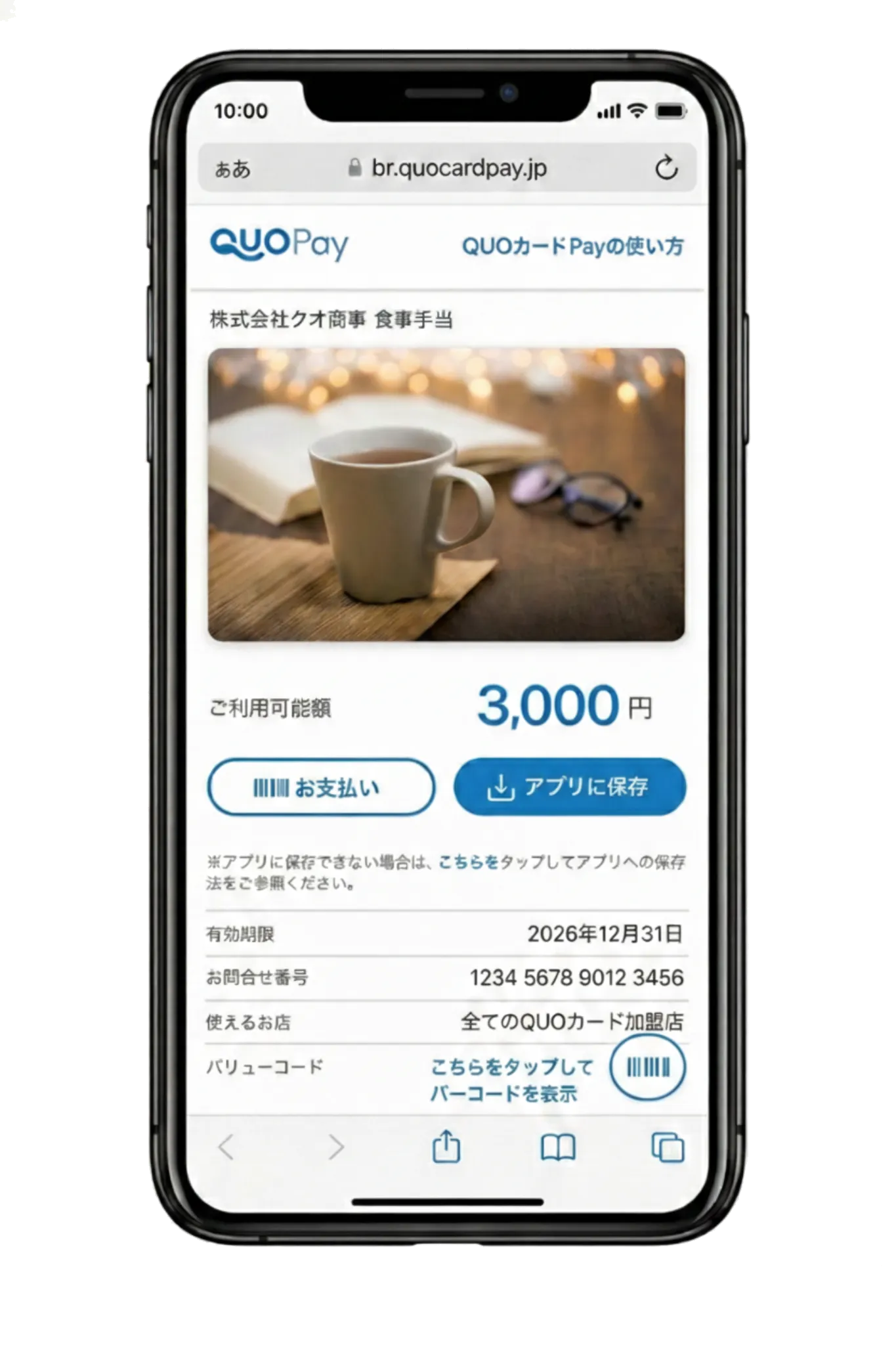 QUO Card Pay Original Design